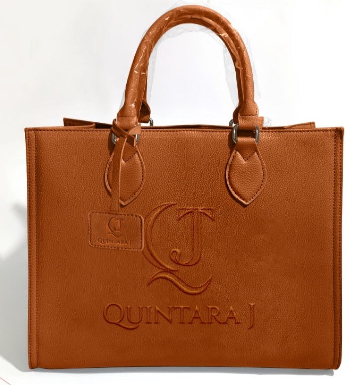 The BOSS Tote (Brown) – Quintara Couture